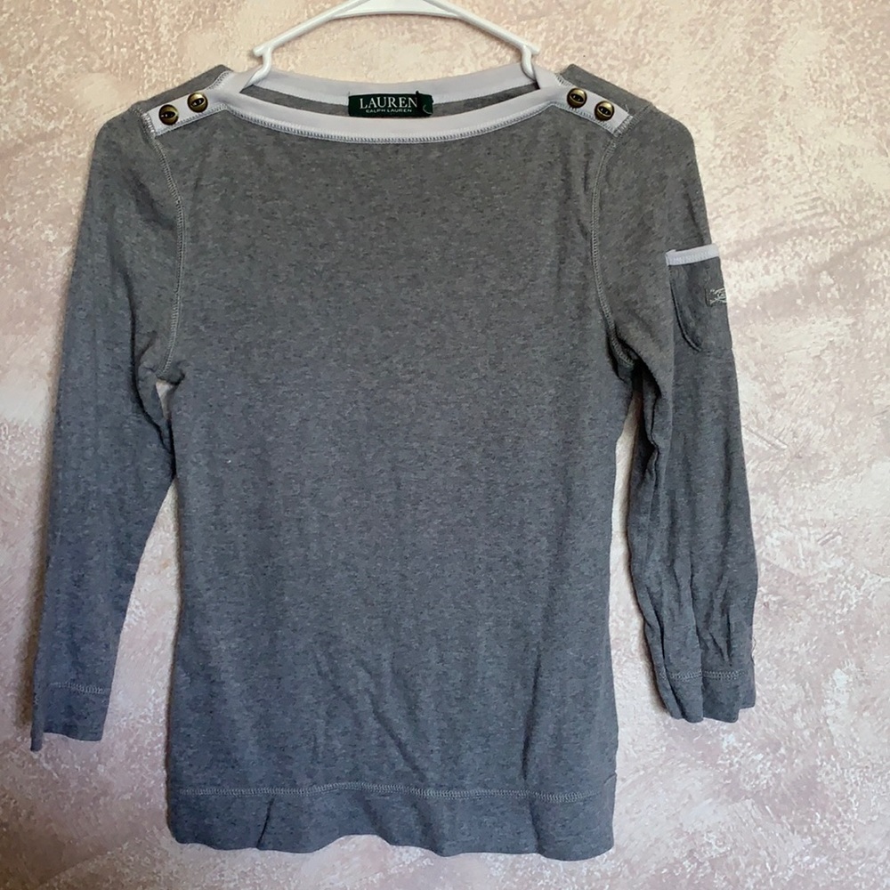 Gray Ralph Lauren t-shirt size small women’s